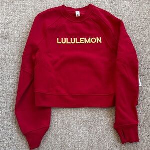 🍋 NWT Lululemon Lunar New Year Dark Red Scuba Pullover M/L